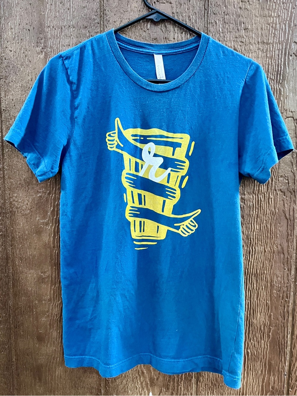 Reuben’s Brews Blue T-shirt, Size Small